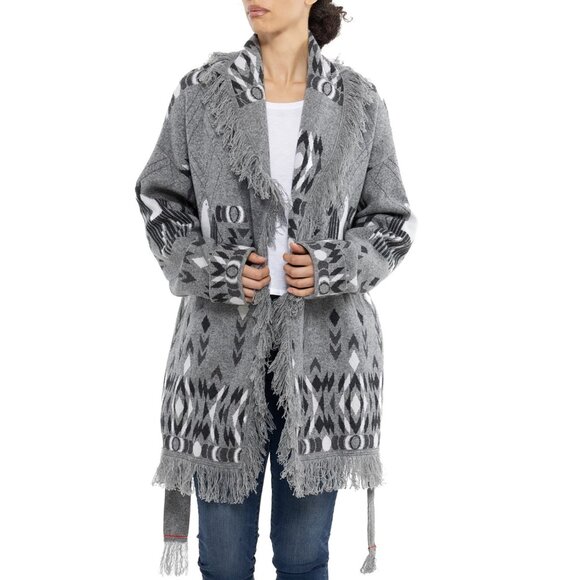 NEW Greyson LUXORY  70% wool, 30% cashmere, Belted Cardigan $530 RETAIL 2510 - Picture 5 of 6